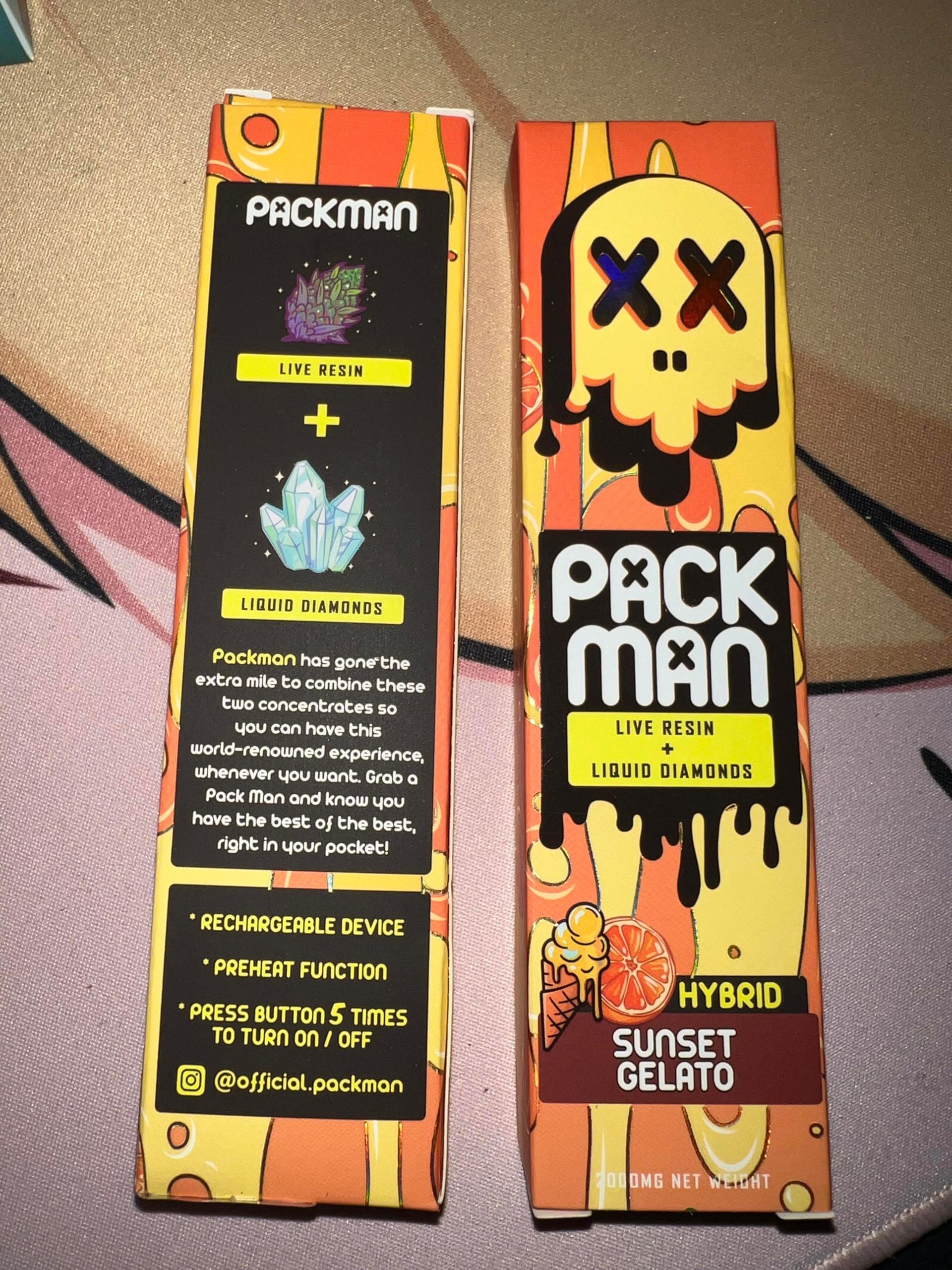 Buy Packman Disposable-Sunset Gelato Online UK
